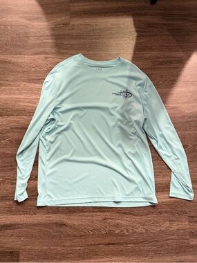 Reel Life Long-Sleeve Performance Tee in Mint